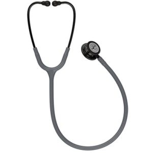 Ống Nghe 3M™ Littmann® Classic III™, 5873, Mặt Nghe Màu Khói, Dây Nghe Xám, Quai Xám Tím Và Bộ Tai Nghe Màu Khói, 27 in