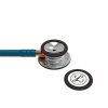 Ống nghe 3M™ Littmann® Classic III™ Theo dõi, Mặt nghe phủ gương, Dây nghe màu lam Ca-ri-bê, Quai nghe màu cam và Bộ tai nghe không gỉ, 27 inch, 5874