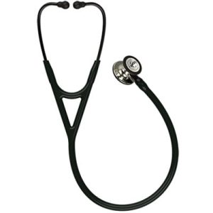 Ống Nghe 3M™ Littmann® Cardiology IV™, 6179, Mặt Nghe Màu Sâm Banh, Dây Nghe Đen, Quai Và Bộ Tai Nghe Màu Khói, 27 in