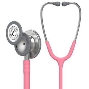 Ống Nghe 3M™ Littmann® Classic III™, 5633, Mặt Nghe Có Lớp Phủ Tiêu Chuẩn, Dây Nghe Màu Hồng Ngọc, 27 in
